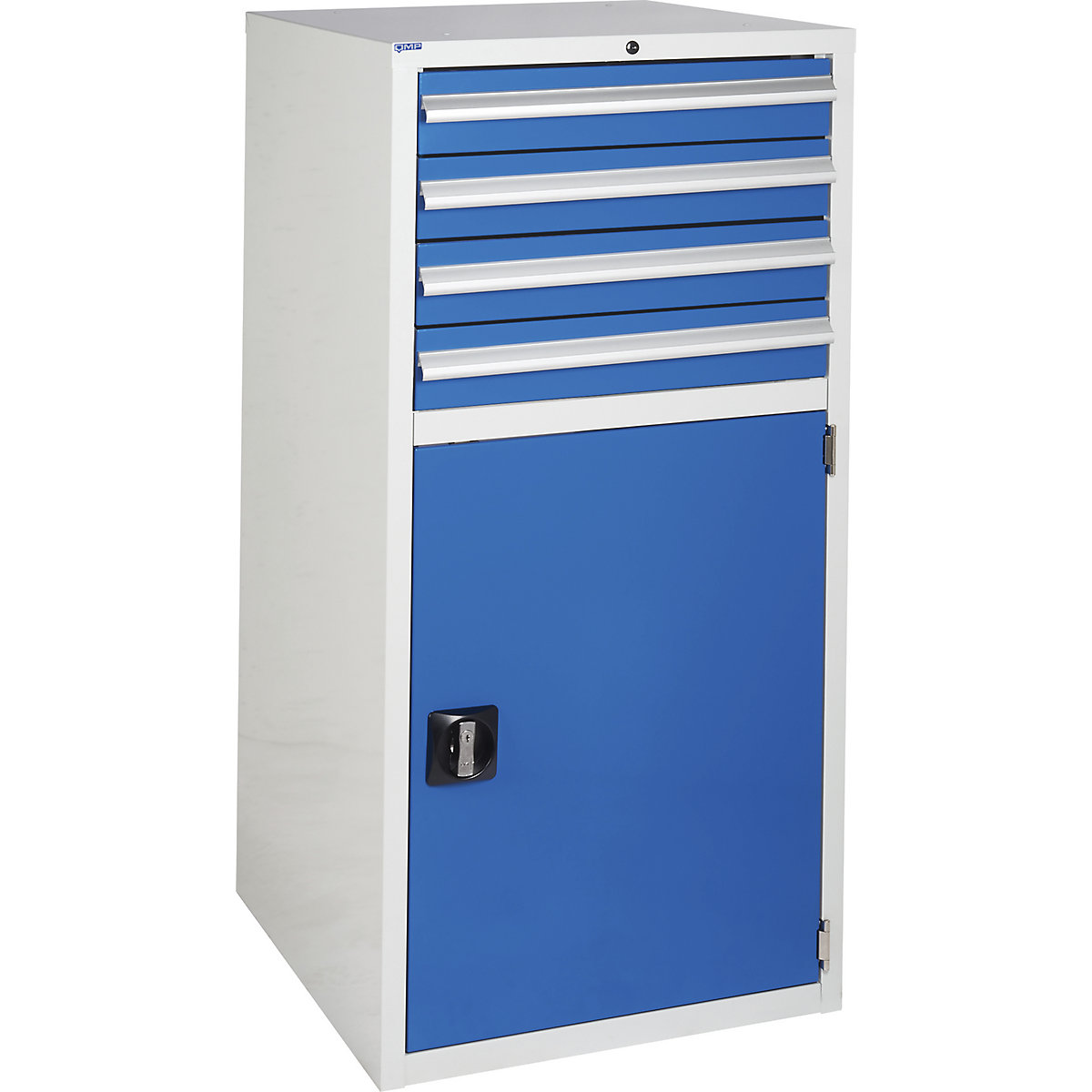 Euroslide Tool Cabinets | 1200h x 600w, Euroslide Tool Cabinets | 1200h x 600w, Euroslide Tool Cabinets | 1200h x 600w x 650d mm | 4 Drawer & Cupboard Cabinet | Blue-6