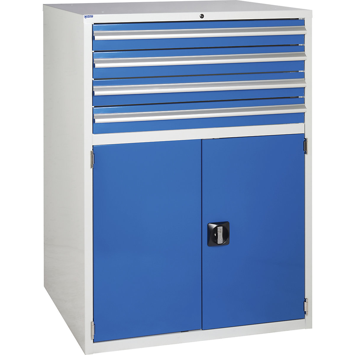 Euroslide Tool Cabinets | 1200h x 900w, Euroslide Tool Cabinets | 1200h x 900w, Euroslide Tool Cabinets | 1200h x 900w x 650d mm | 4 Drawer & Cupboard Cabinet | Blue-6