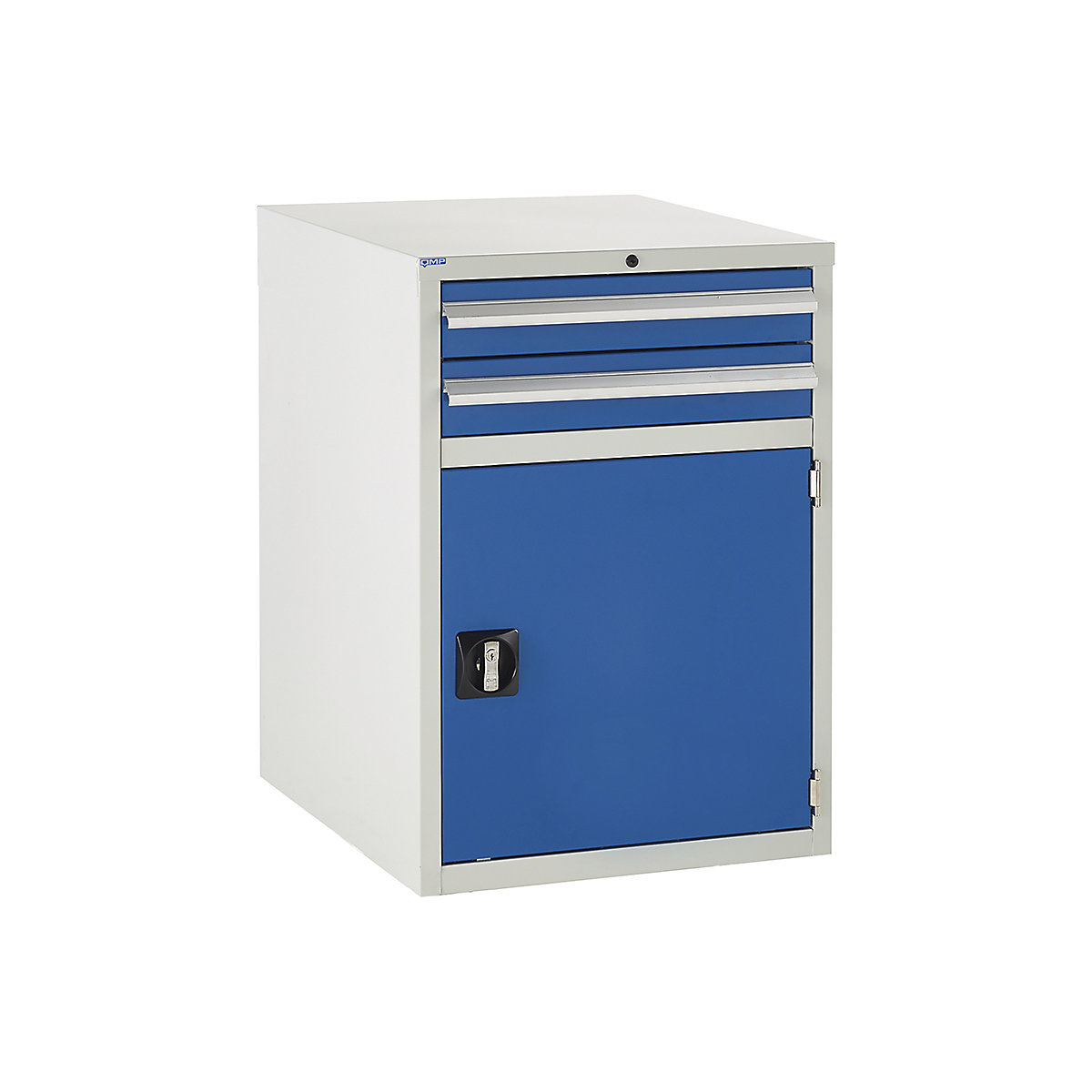 Euroslide Tool Cabinets | 825h x 600w, Euroslide Tool Cabinets | 825h x 600w, Euroslide Tool Cabinets | 825h x 600w x 650d mm | 2 Drawer & Cupboard Cabinet | Blue-2