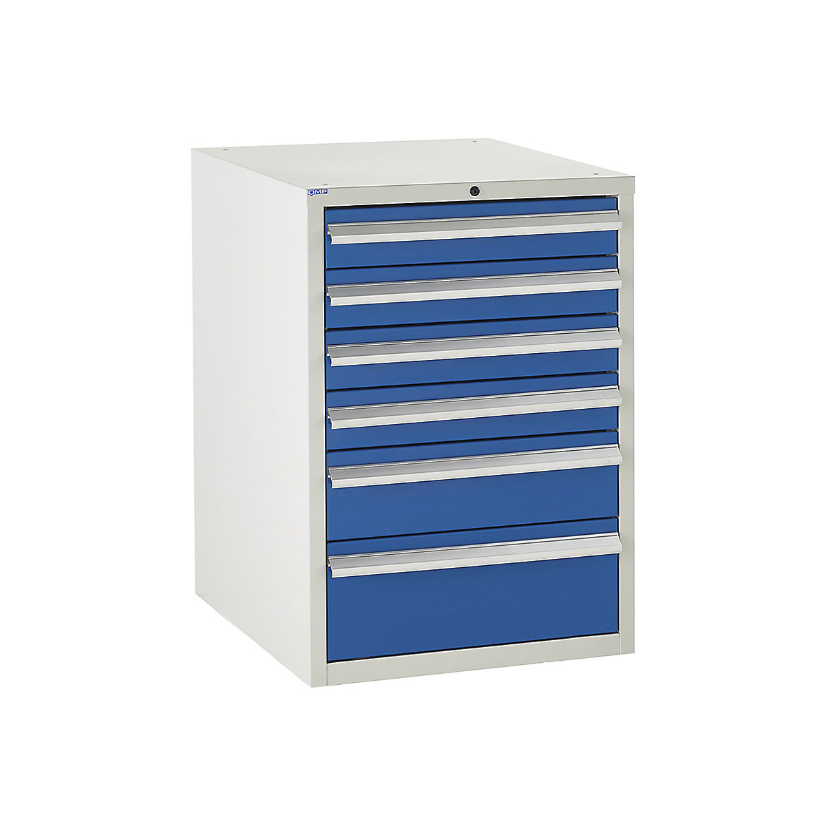 Euroslide Tool Cabinets | 825h x 600w, Euroslide Tool Cabinets | 825h x 600w, Euroslide Tool Cabinets | 825h x 600w x 650d mm | 6 Drawer Cabinet | Blue-4
