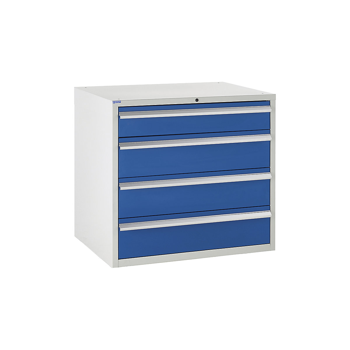 Euroslide Tool Cabinets | 825h x 900w, Euroslide Tool Cabinets | 825h x 900w, Euroslide Tool Cabinets | 825h x 900w x 650d mm | 4 Drawer Cabinet | Blue-3