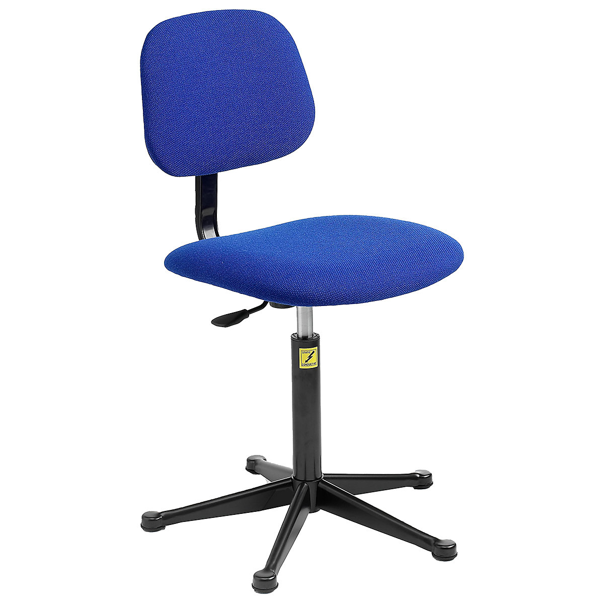 BiGDUG Standard ESD Task Chairs, BiGDUG Standard ESD Task Chairs, BiGDUG Standard ESD Task Chair | 430 - 570mm Adjustment | Blue Fabric-2