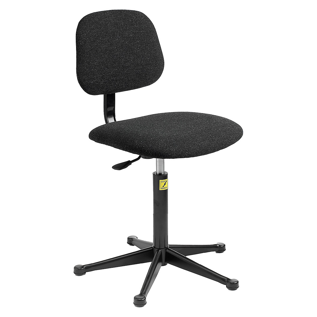 BiGDUG Standard ESD Task Chairs, BiGDUG Standard ESD Task Chairs, BiGDUG Standard ESD Task Chair with Castors  | 450 - 590mm Adjustment | Charcoal Fabric-3