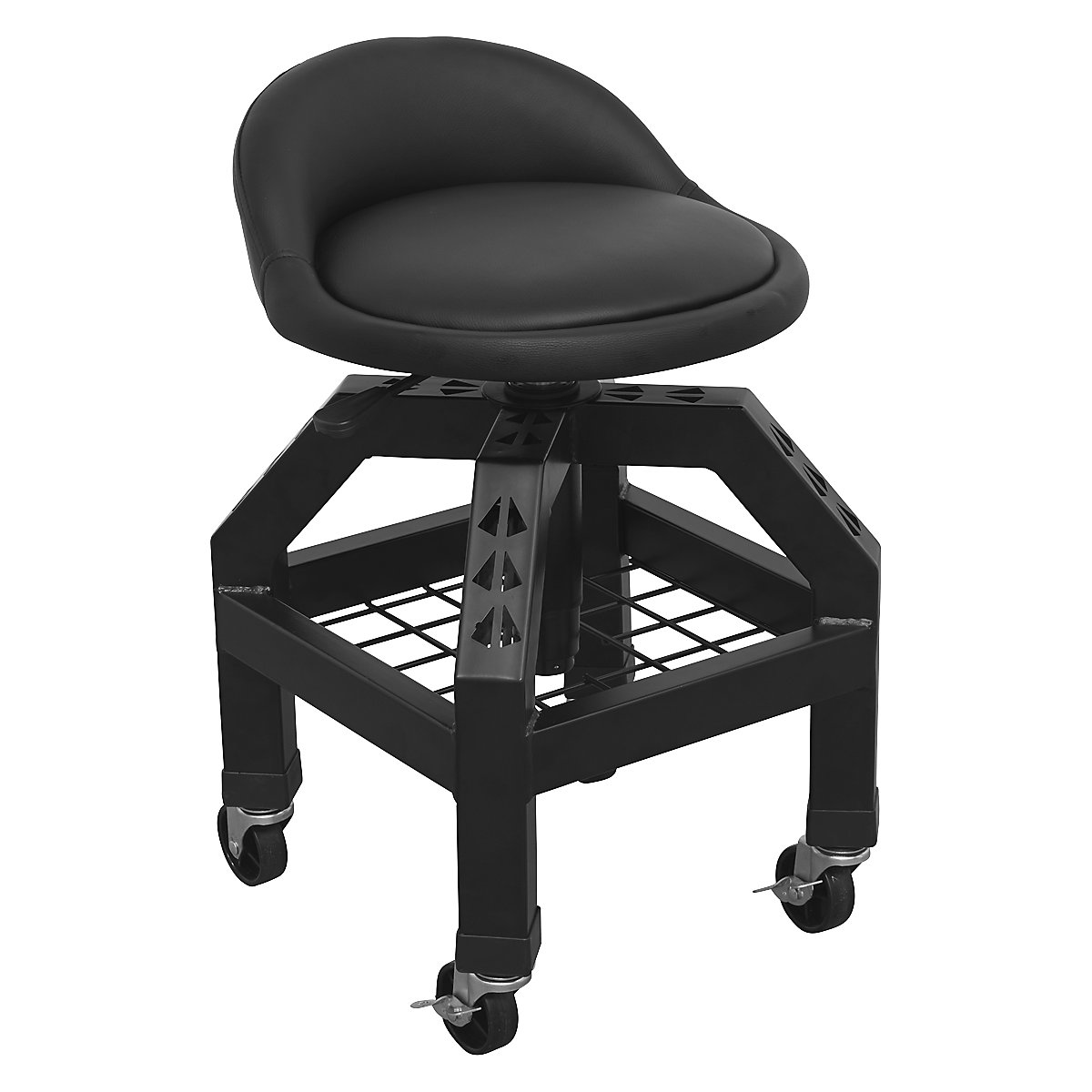 Sealey Premier Heavy Duty Pneumatic Creeper Stool with Strengthening Bars