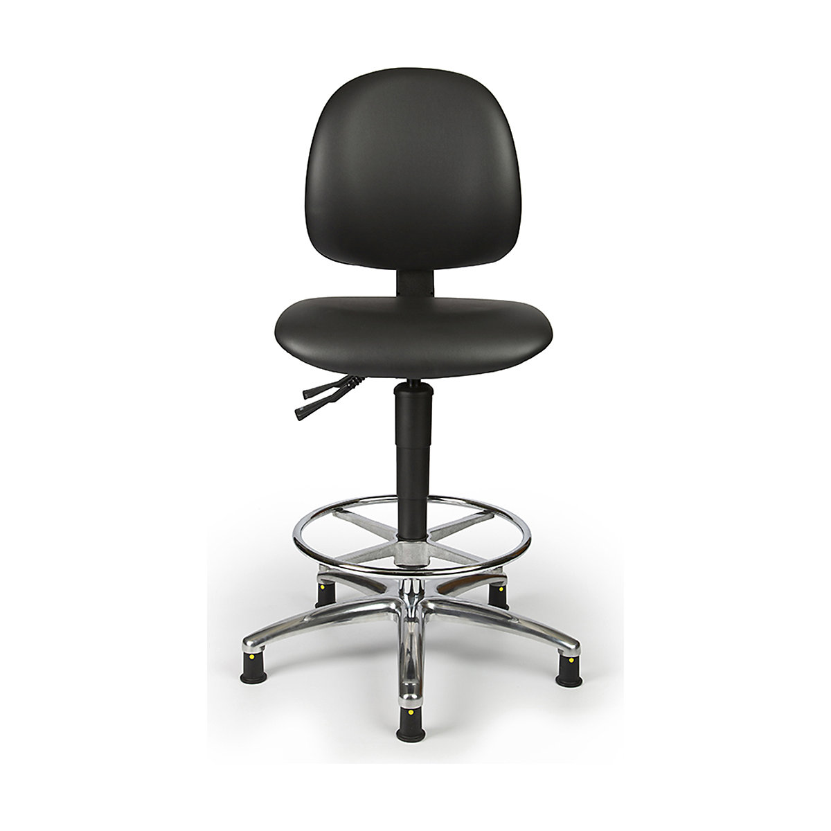 Techsit ESD Vinyl Chairs, Techsit ESD Vinyl Chairs, Techsit High ESD Vinyl Chair with Foot Ring | Standard Seat | High Back | Glides-2