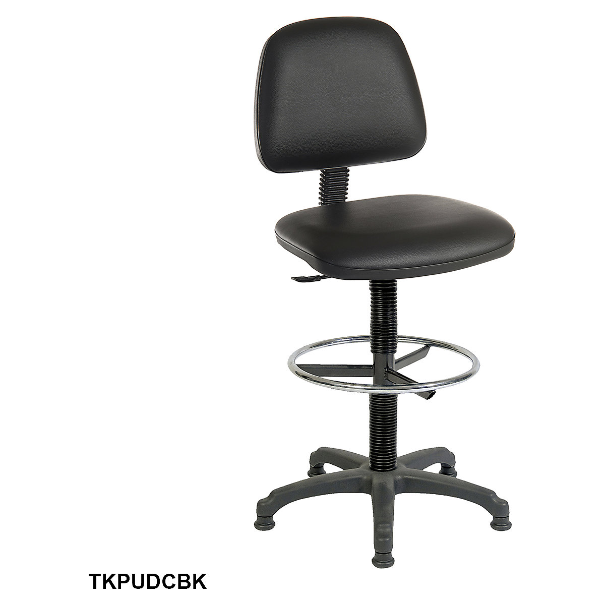 Teknik Wipe Clean Poly Leather Draughtsman Chairs (Product illustration 2)-1
