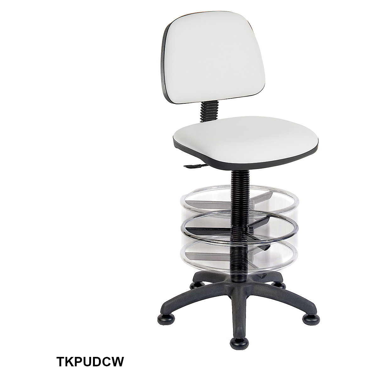 Teknik Wipe Clean Poly Leather Draughtsman Chairs (Product illustration 3)-2