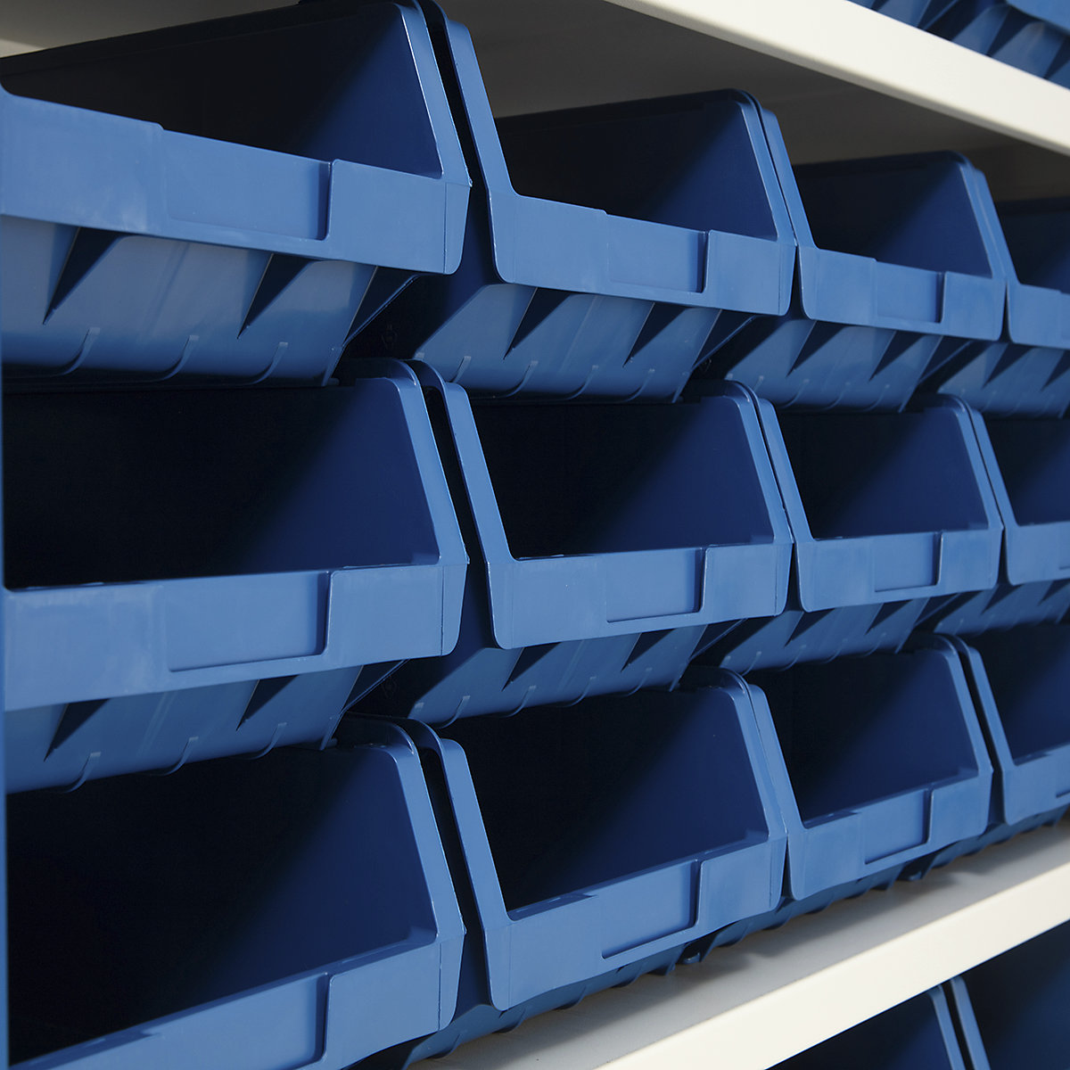 BiGDUG Essentials Steel Workplace Cupboards with Plastic Parts Bins (Product illustration 7)-6