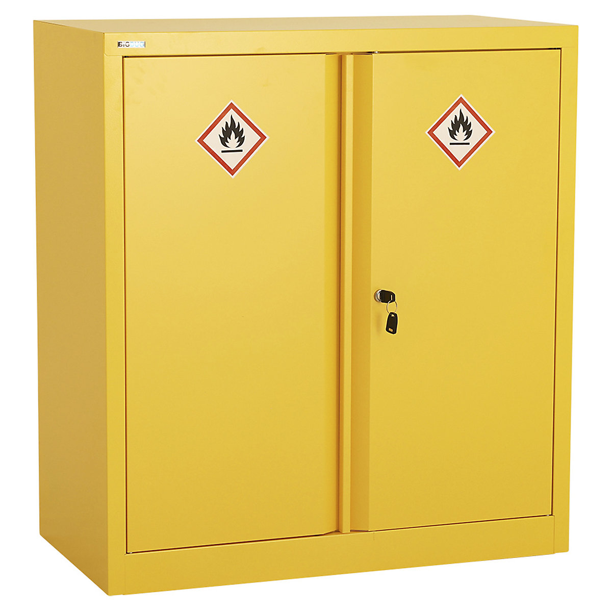 BiGDUG Hazardous Substance Storage Cabinets, BiGDUG Hazardous Substance Storage Cabinets, BiGDUG Hazardous Substance Storage Cabinet | 1 Shelf | 1016h x 915w x 460d mm-10