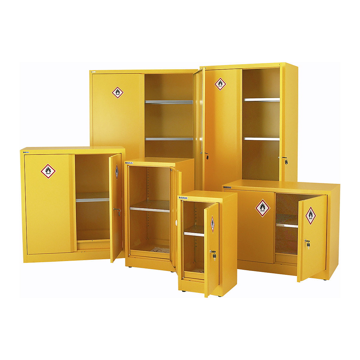 BiGDUG Hazardous Substance Storage Cabinets (Product illustration 3)-2