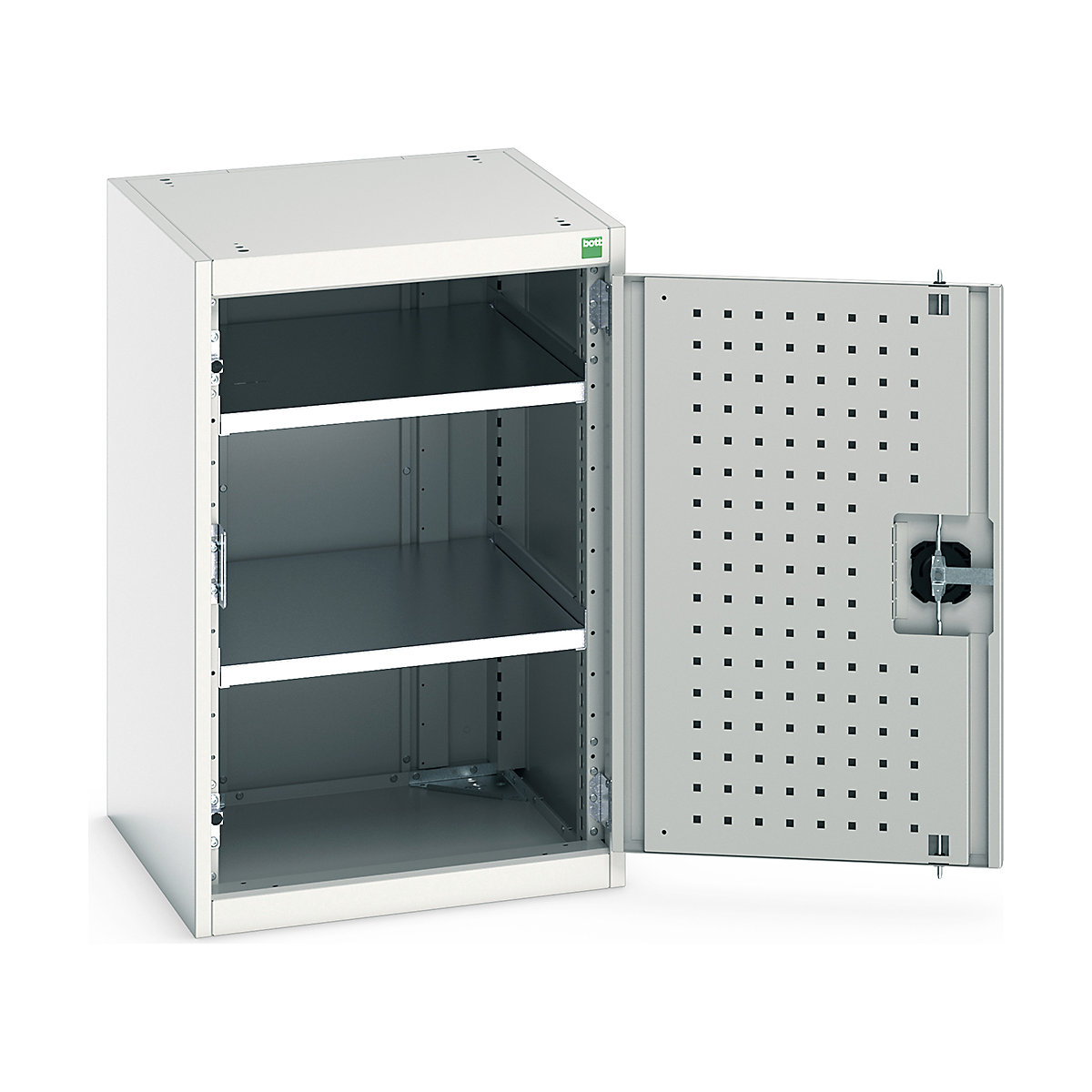Bott Cubio Cupboard with Perfo Lined Doors