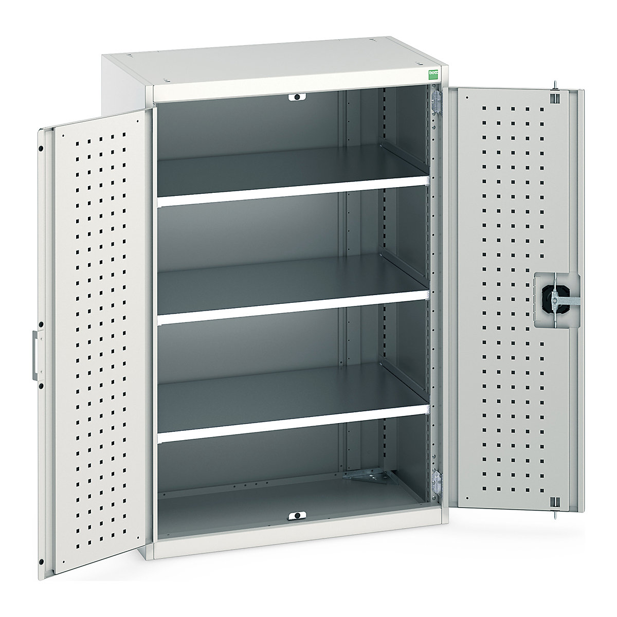 Bott Cubio Cupboard with Perfo Lined Doors