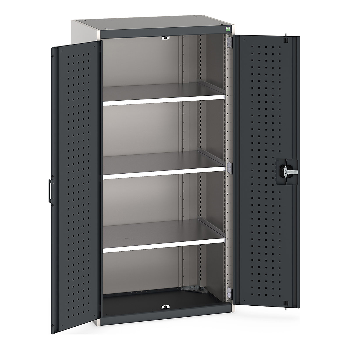Bott Cubio Cupboard with Perfo Lined Doors