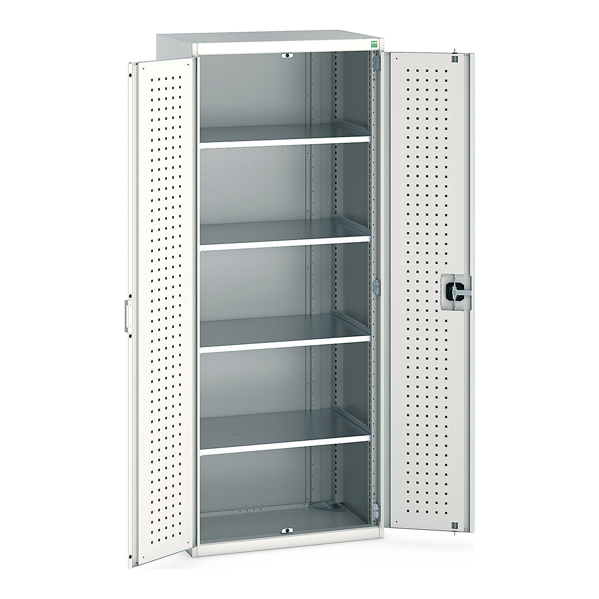 Bott Cubio Cupboard with Perfo Lined Doors