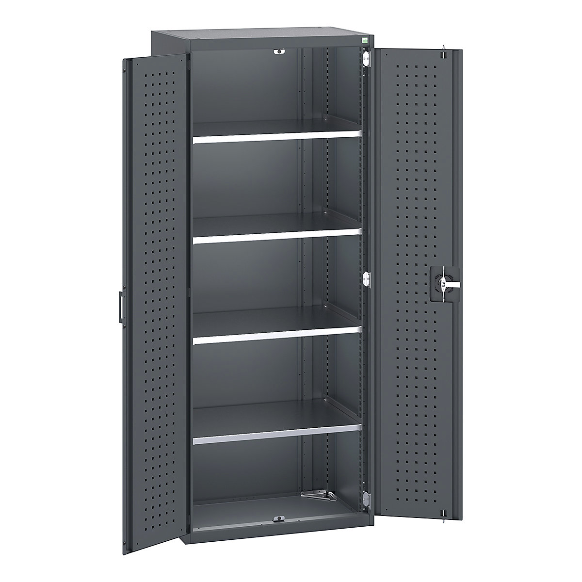 Bott Cubio Cupboard with Perfo Lined Doors