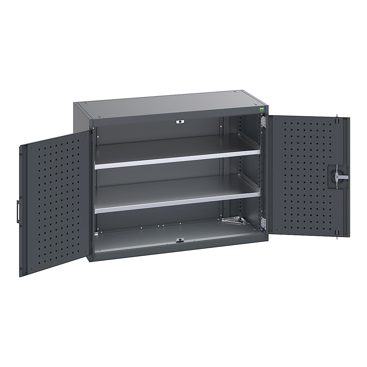 Bott Cubio Cupboard with Perfo Lined Doors