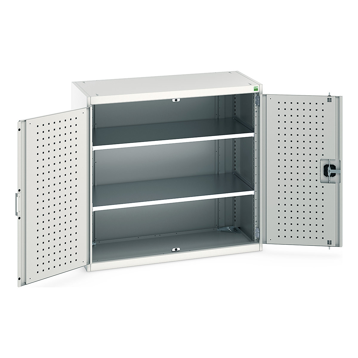 Bott Cubio Cupboard with Perfo Lined Doors