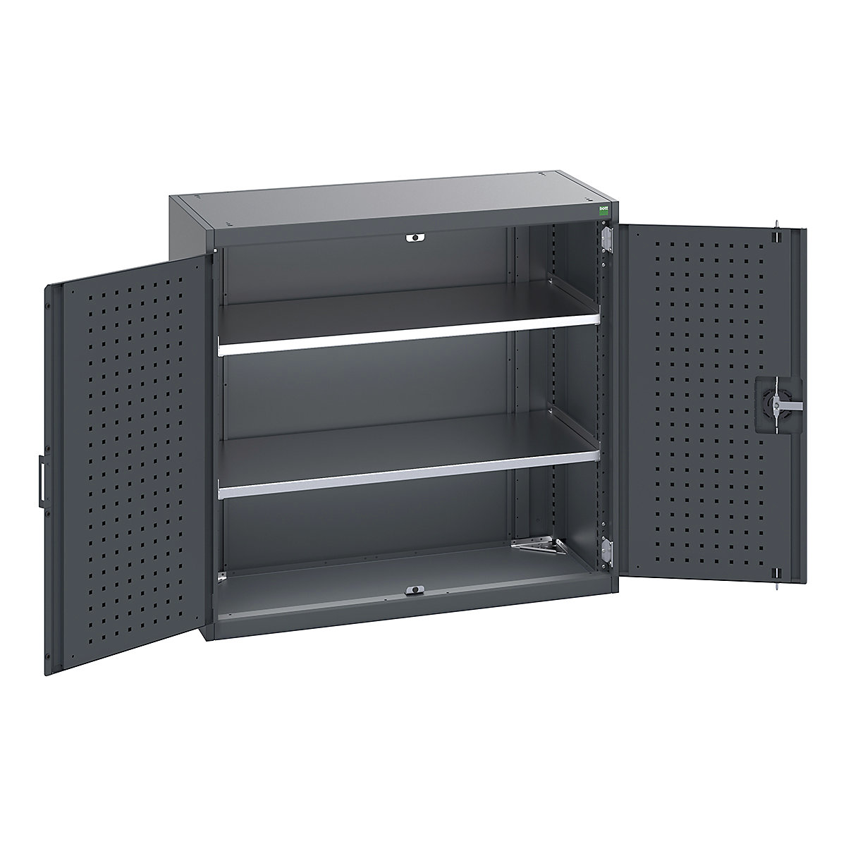 Bott Cubio Cupboard with Perfo Lined Doors