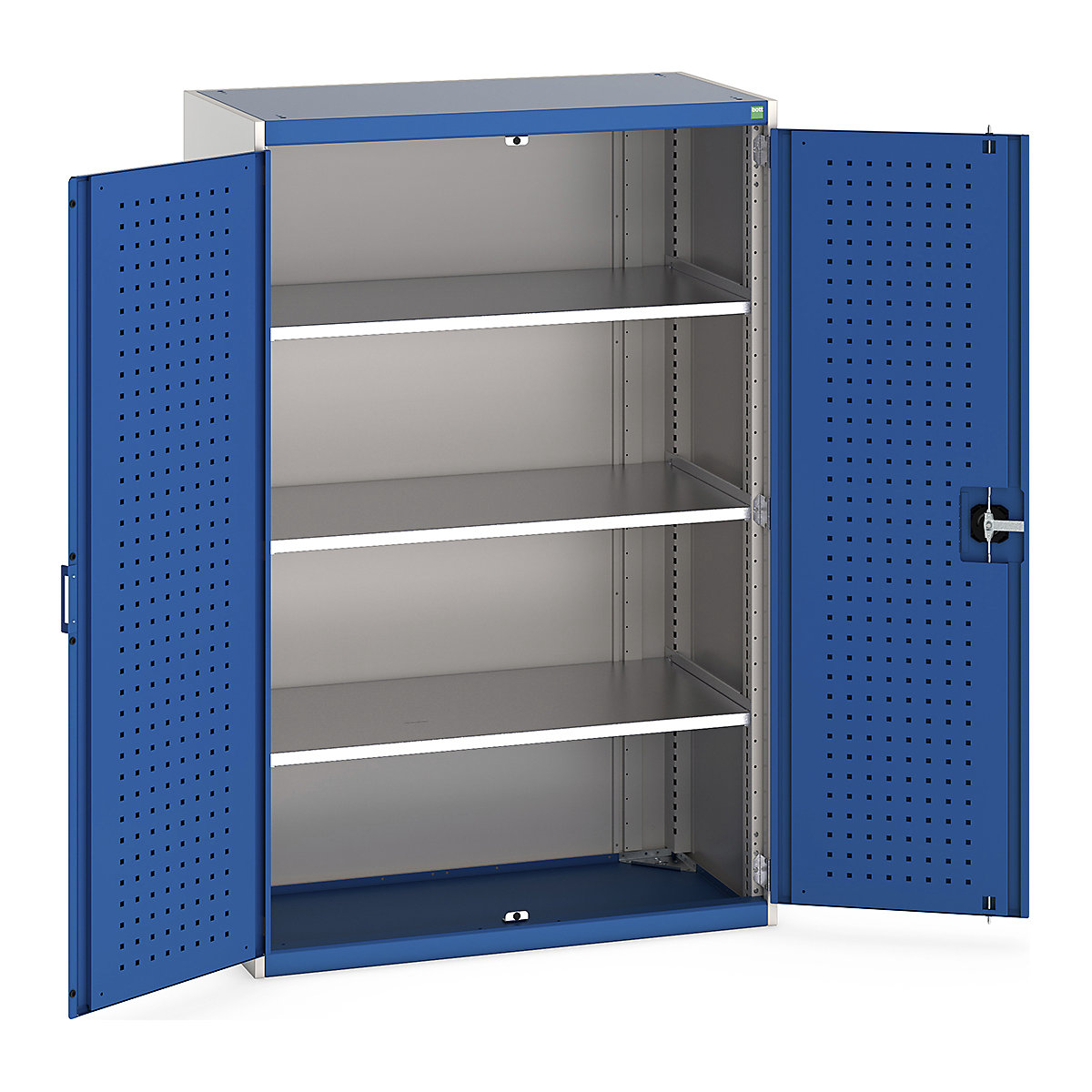 Bott Cubio Cupboard with Perfo Lined Doors