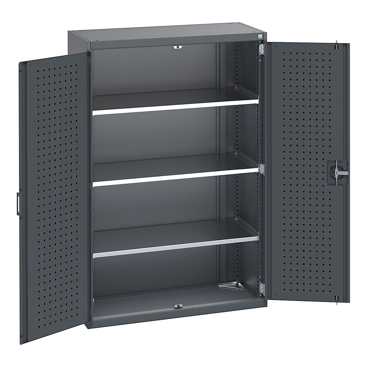 Bott Cubio Cupboard with Perfo Lined Doors