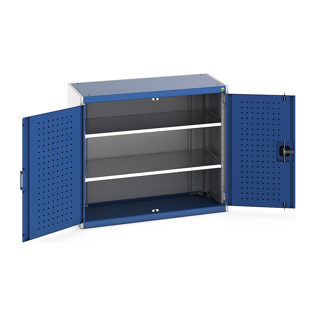 Bott Cubio Cupboard with Perfo Lined Doors