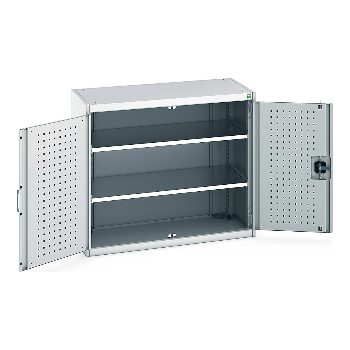 Bott Cubio Cupboard with Perfo Lined Doors