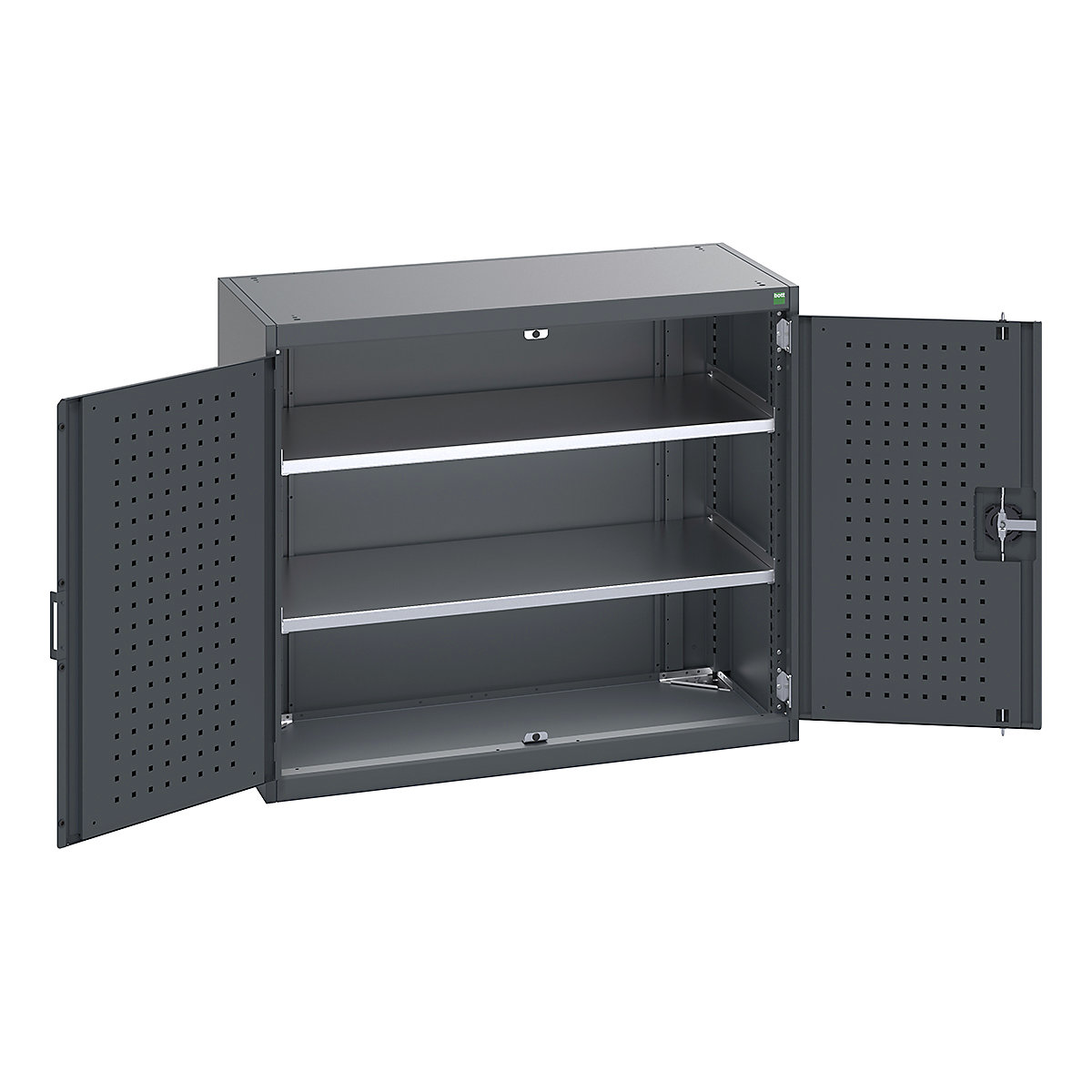 Bott Cubio Cupboard with Perfo Lined Doors