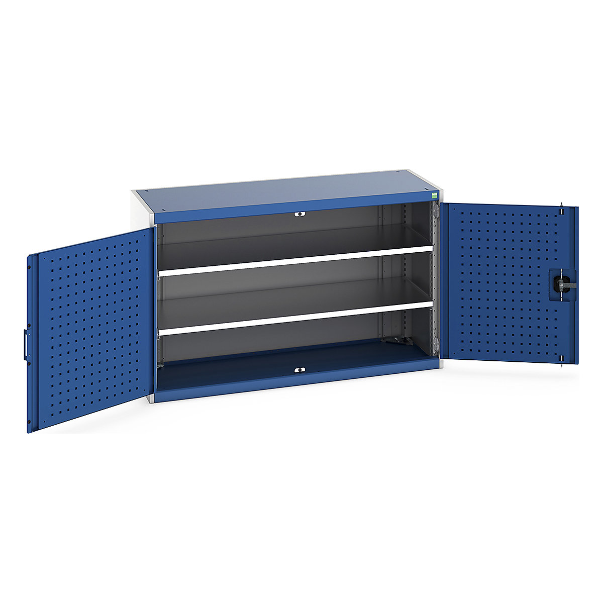 Bott Cubio Cupboard with Perfo Lined Doors