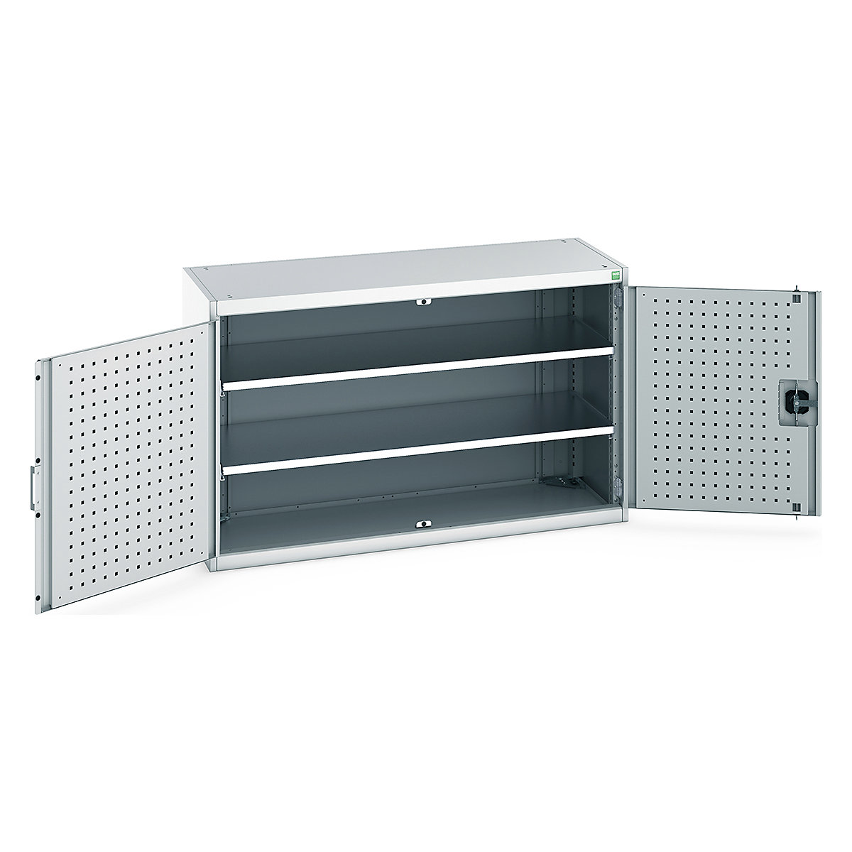 Bott Cubio Cupboard with Perfo Lined Doors