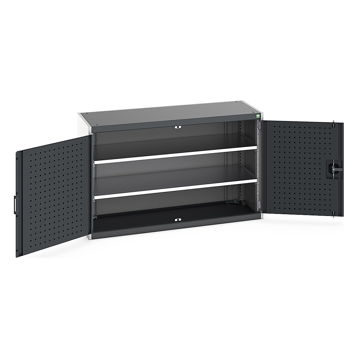 Bott Cubio Cupboard with Perfo Lined Doors