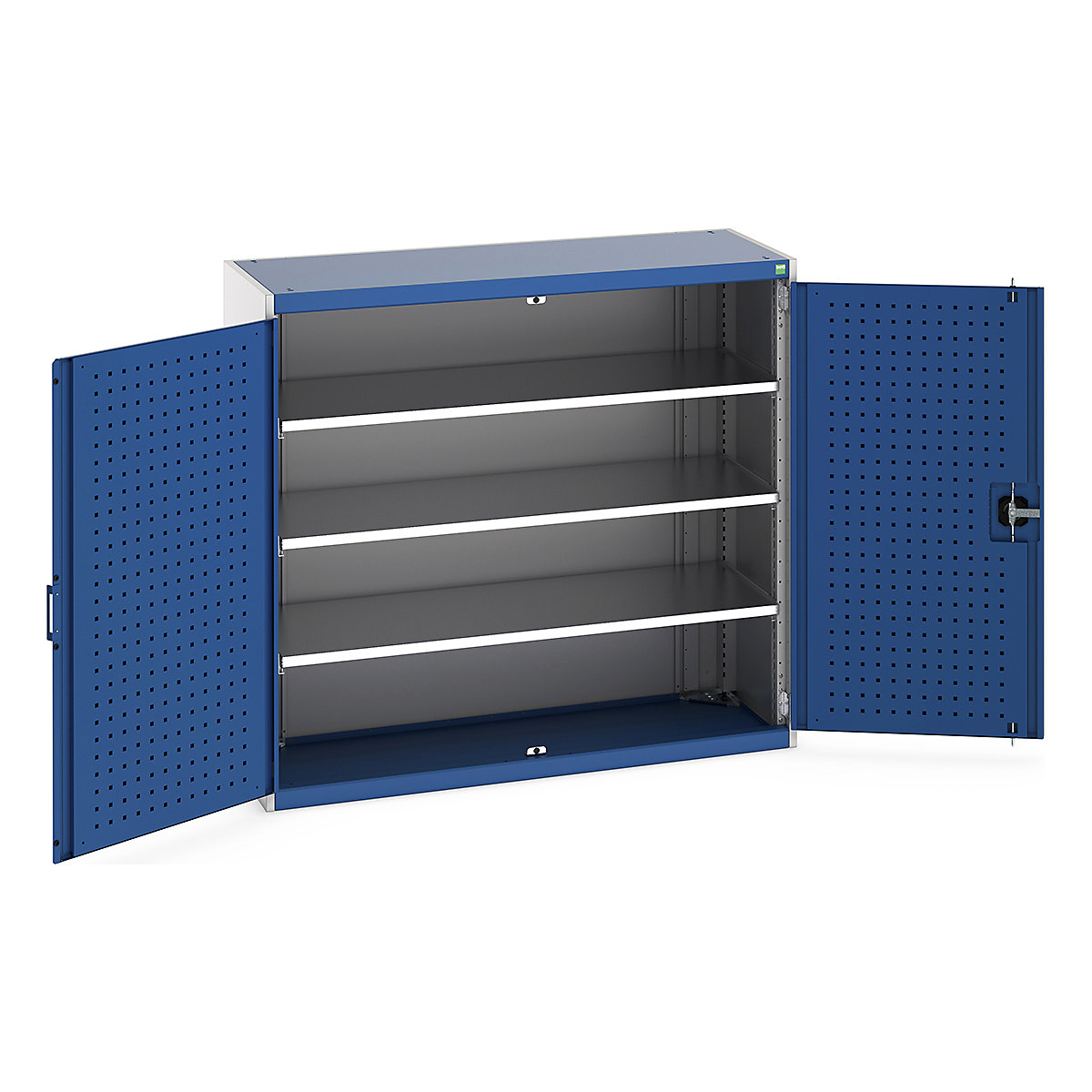 Bott Cubio Cupboard with Perfo Lined Doors