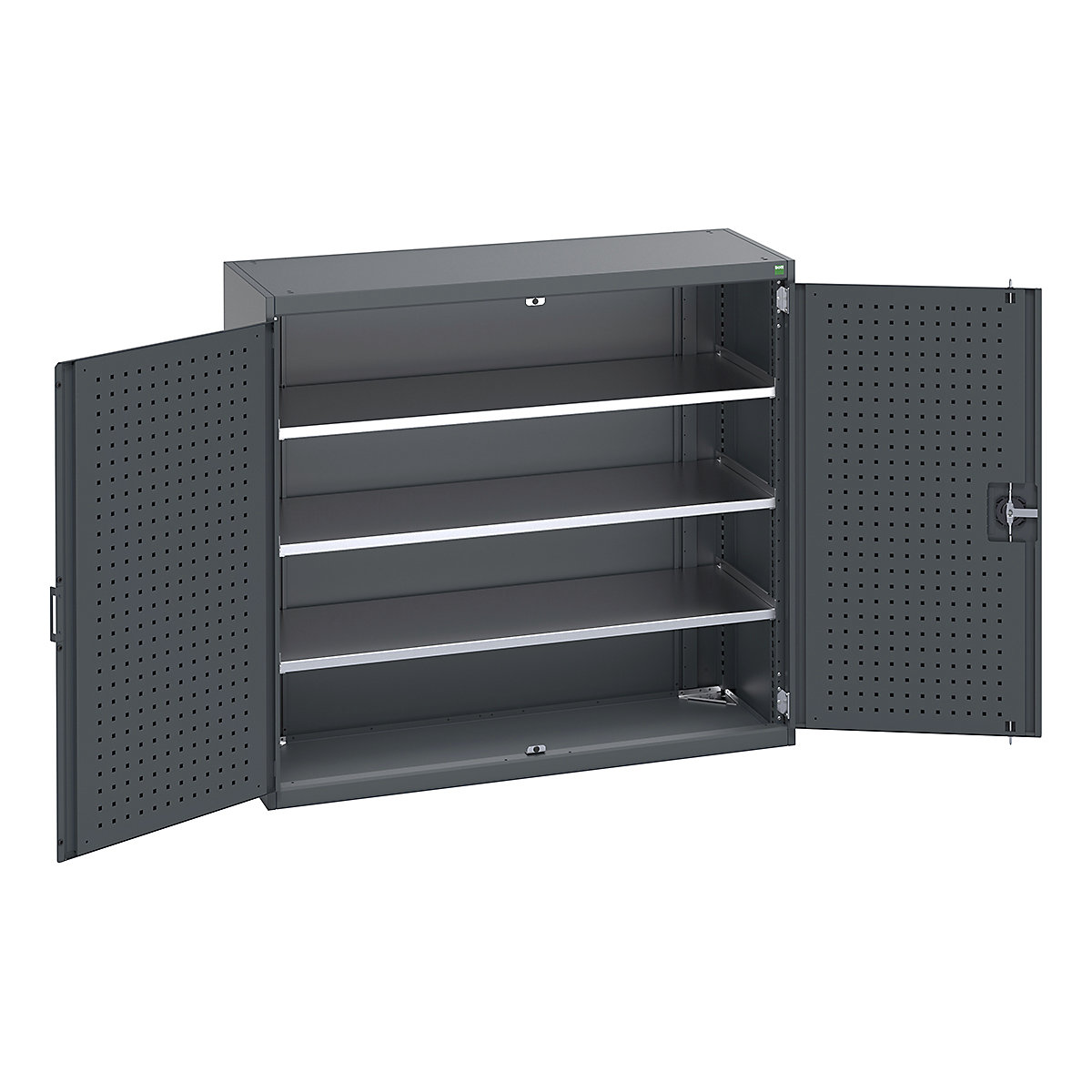 Bott Cubio Cupboard with Perfo Lined Doors