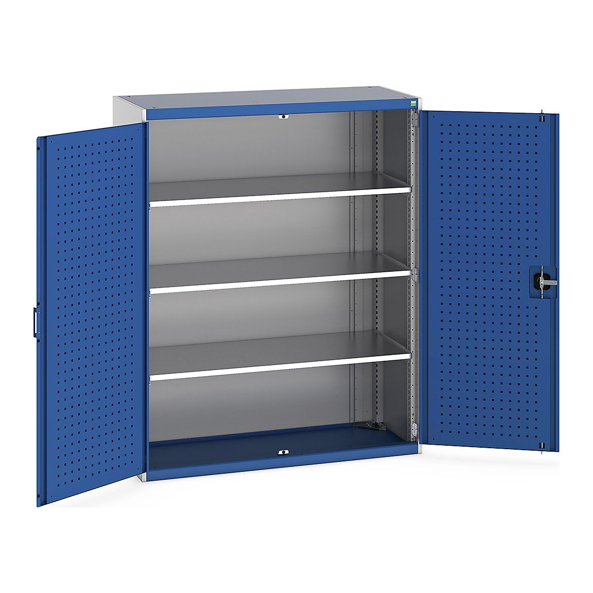 Bott Cubio Cupboard with Perfo Lined Doors