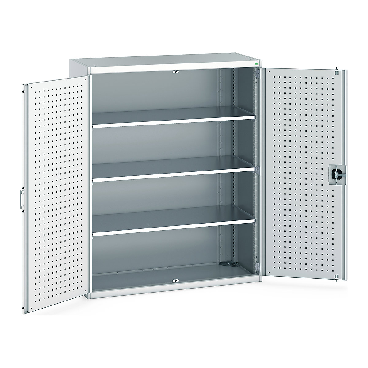 Bott Cubio Cupboard with Perfo Lined Doors