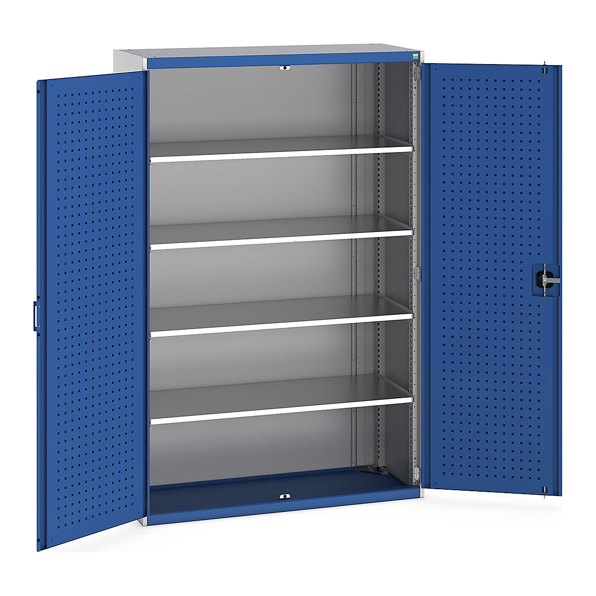 Bott Cubio Cupboard with Perfo Lined Doors