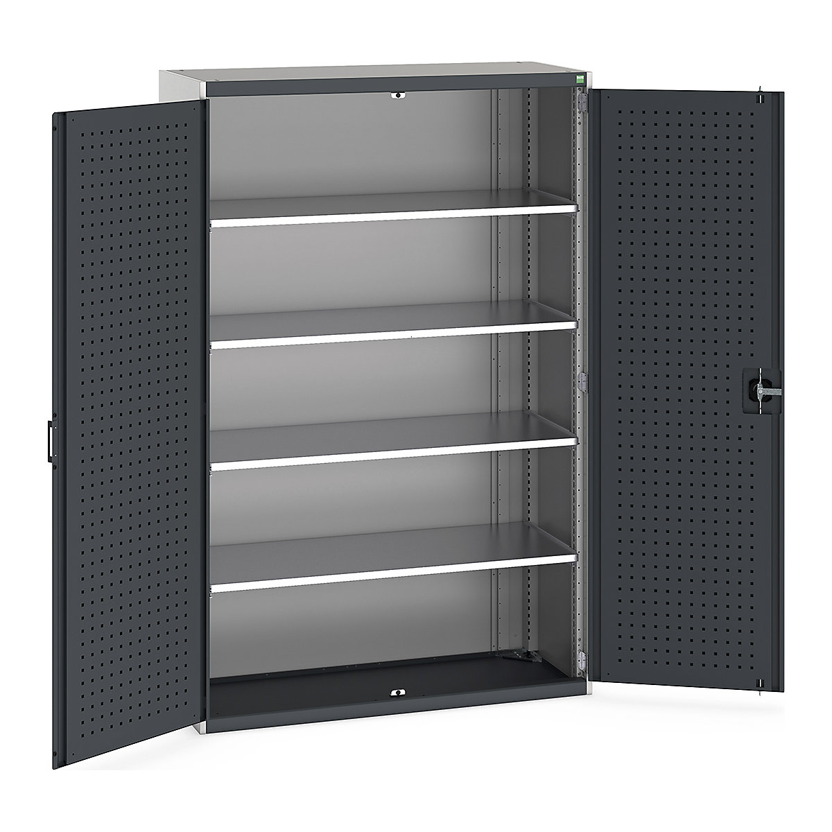 Bott Cubio Cupboard with Perfo Lined Doors