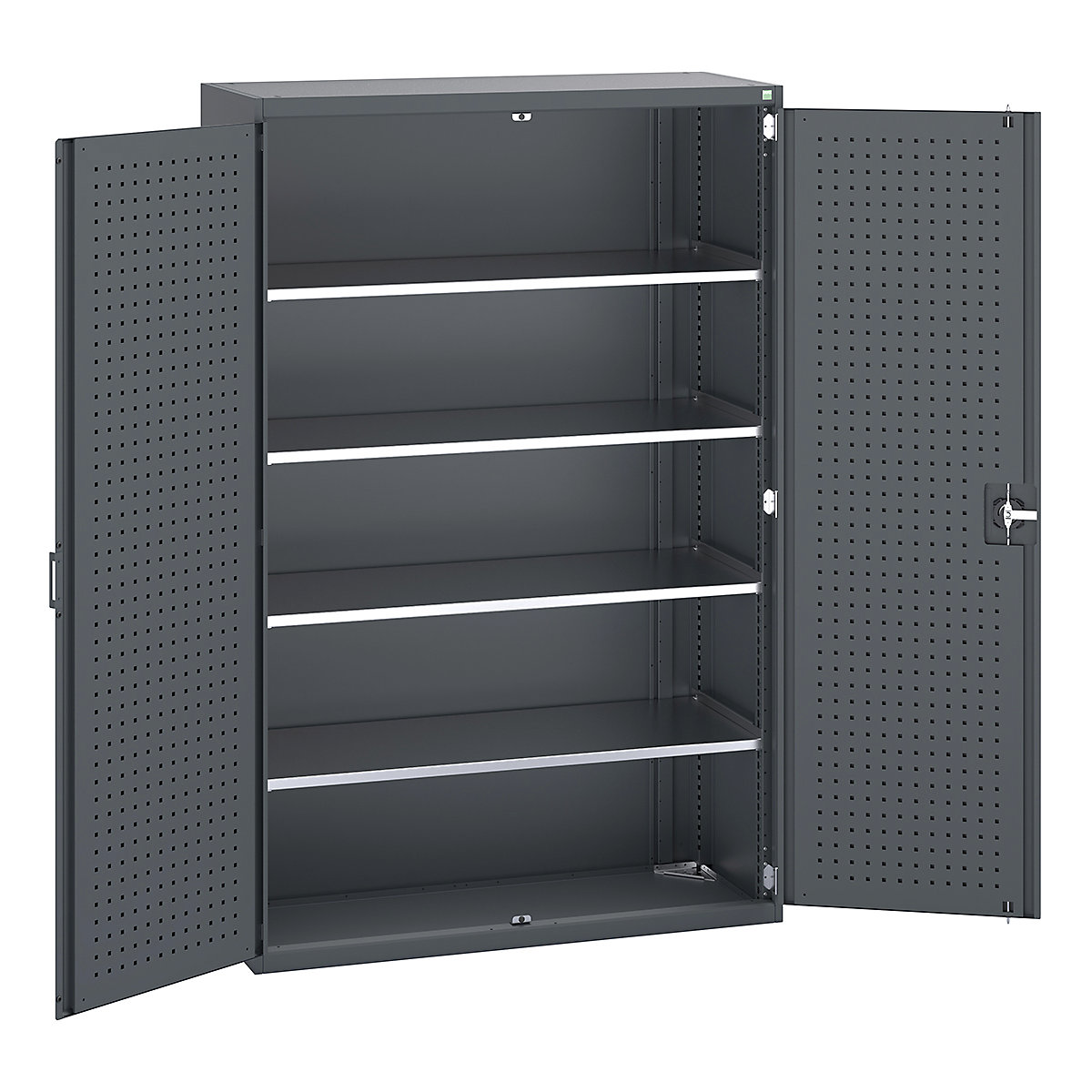 Bott Cubio Cupboard with Perfo Lined Doors