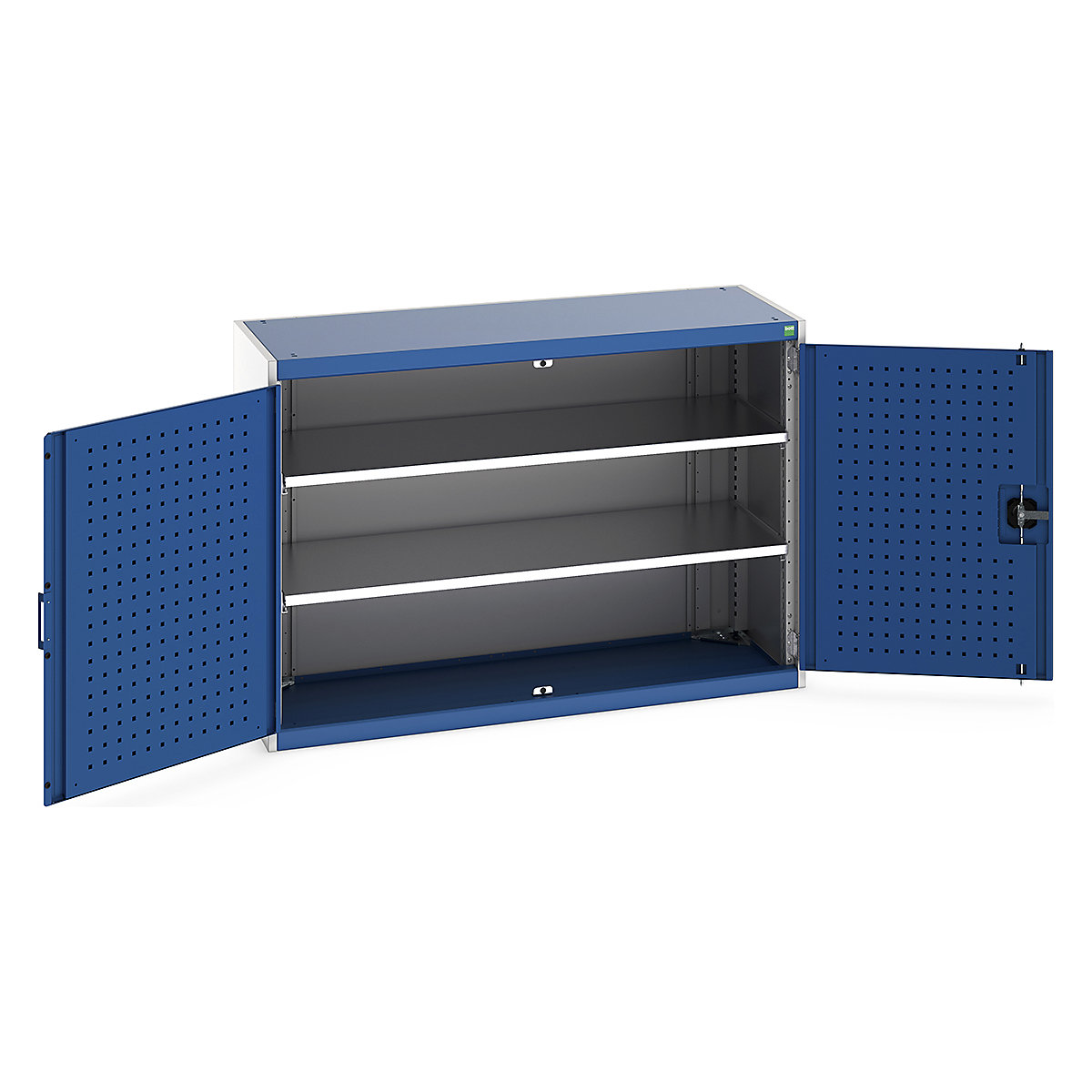 Bott Cubio Cupboard with Perfo Lined Doors