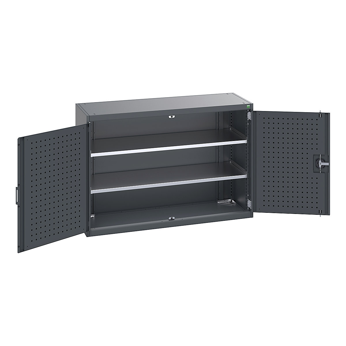 Bott Cubio Cupboard with Perfo Lined Doors