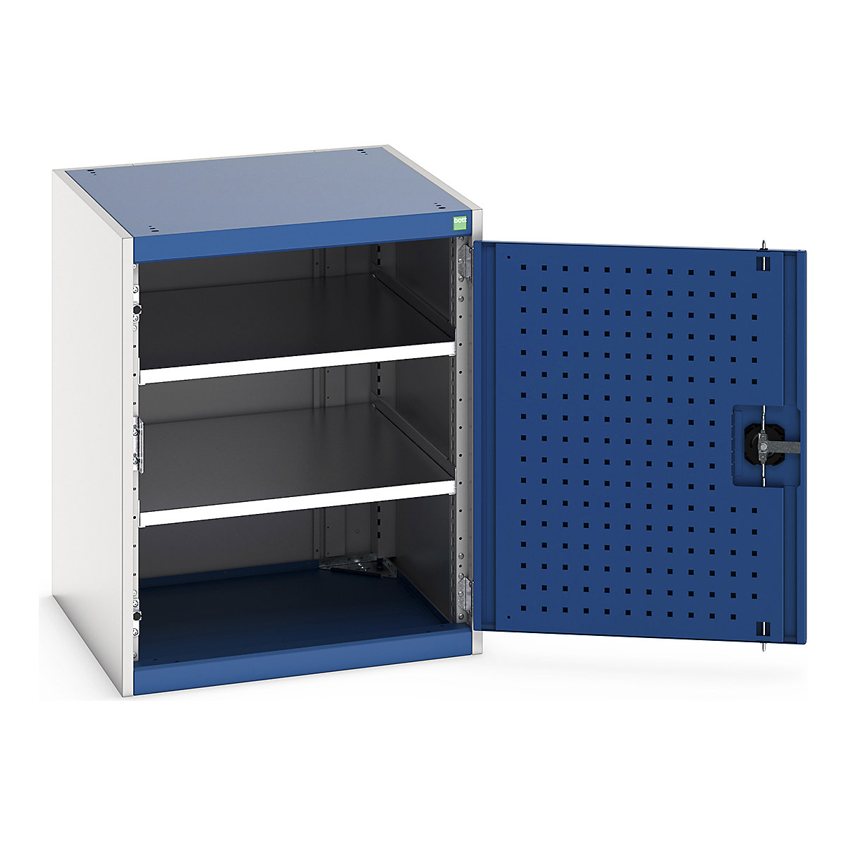 Bott Cubio Cupboard with Perfo Lined Doors