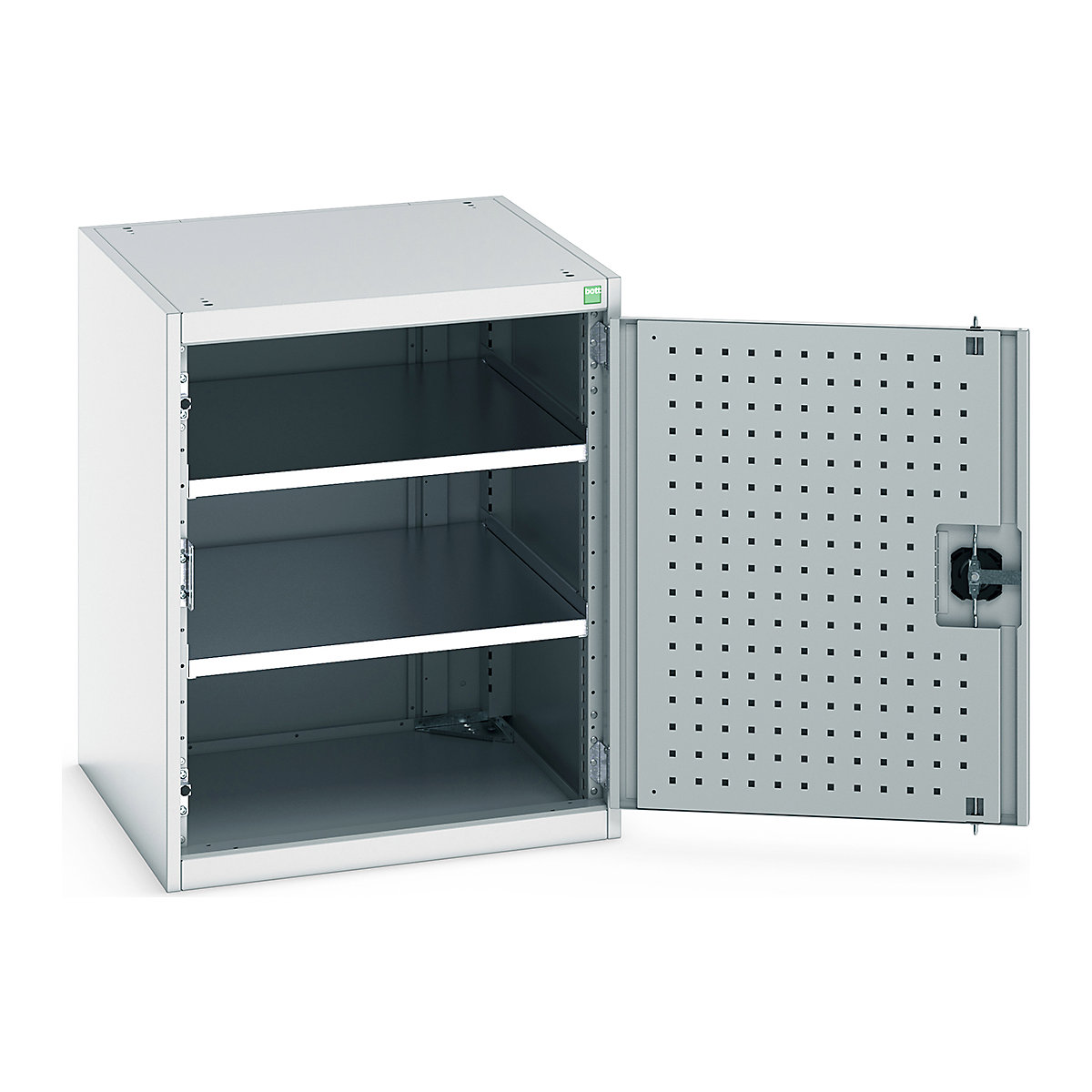 Bott Cubio Cupboard with Perfo Lined Doors