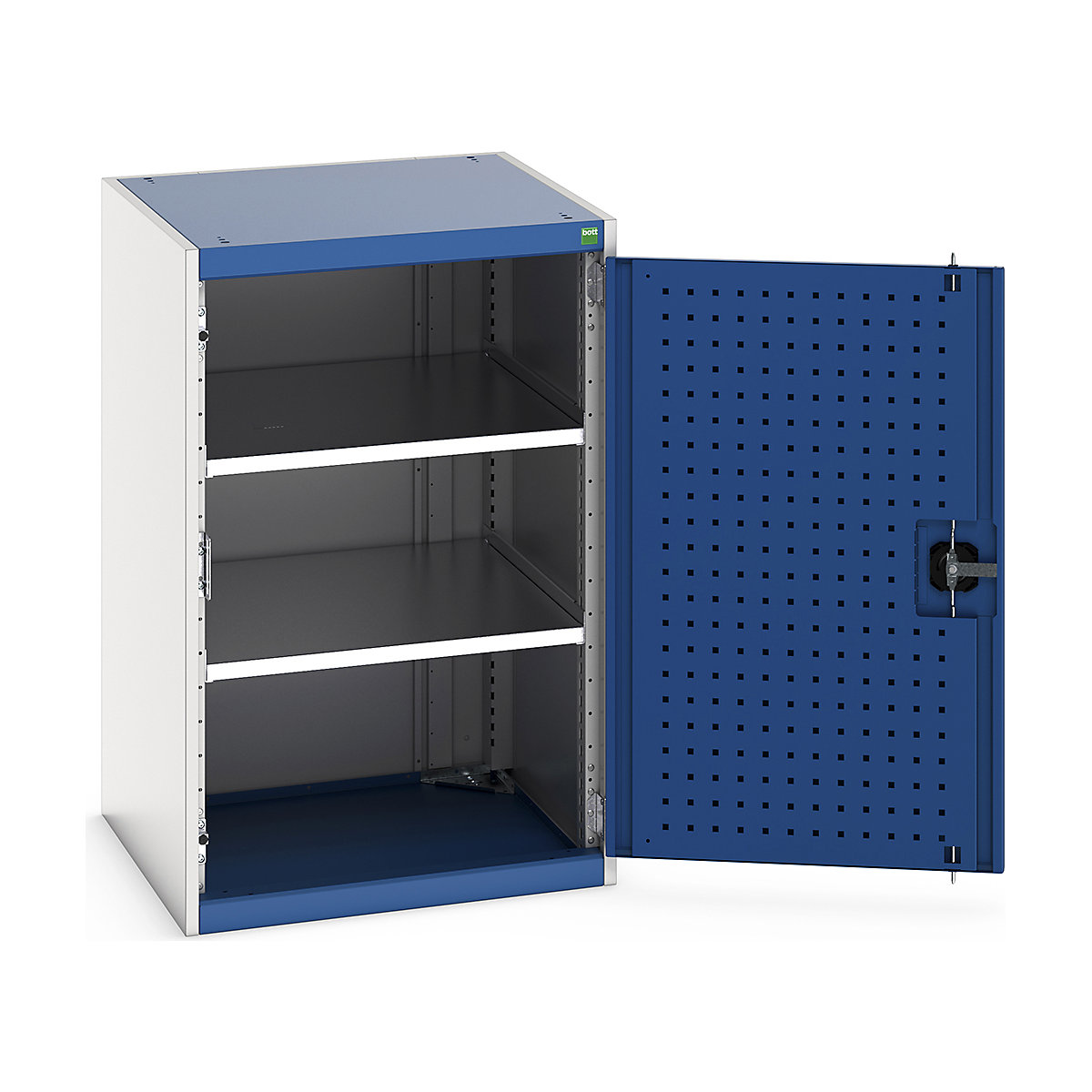 Bott Cubio Cupboard with Perfo Lined Doors