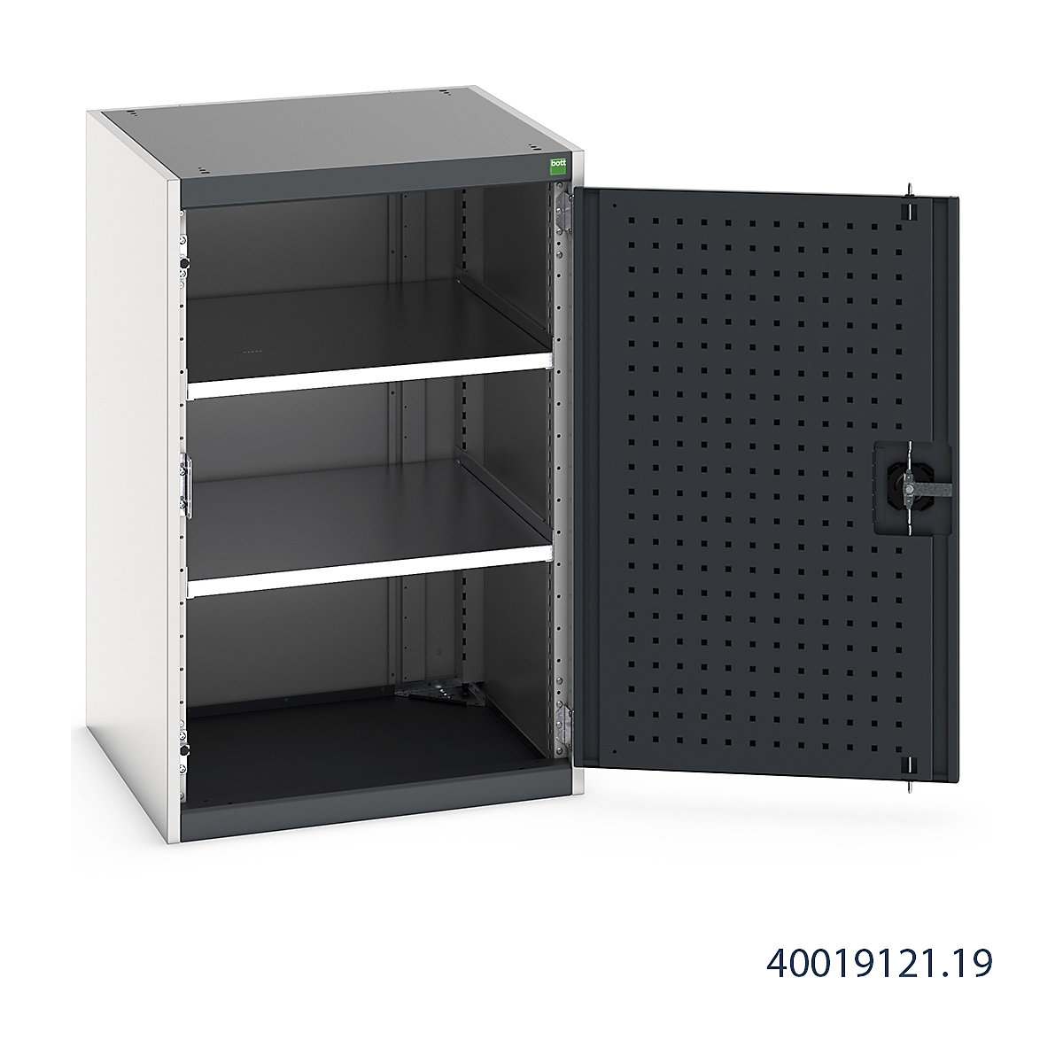 Bott Cubio Cupboard with Perfo Lined Doors (Product illustration 11)-10