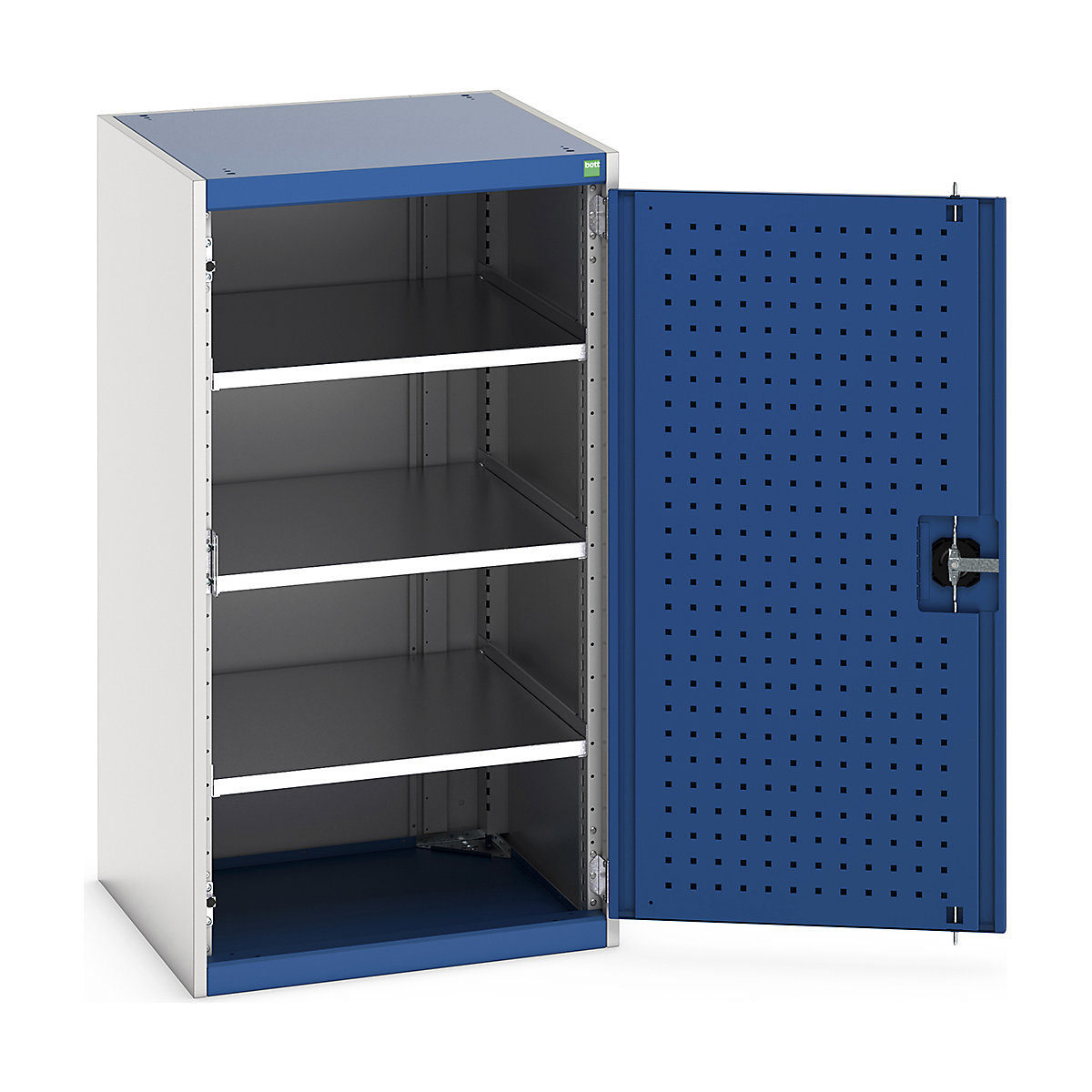 Bott Cubio Cupboard with Perfo Lined Doors