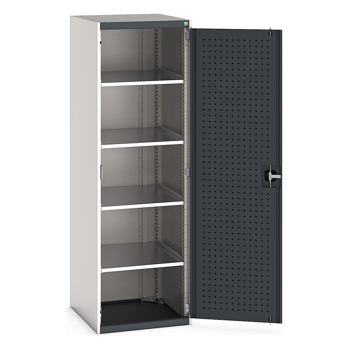 Bott Cubio Cupboard with Perfo Lined Doors