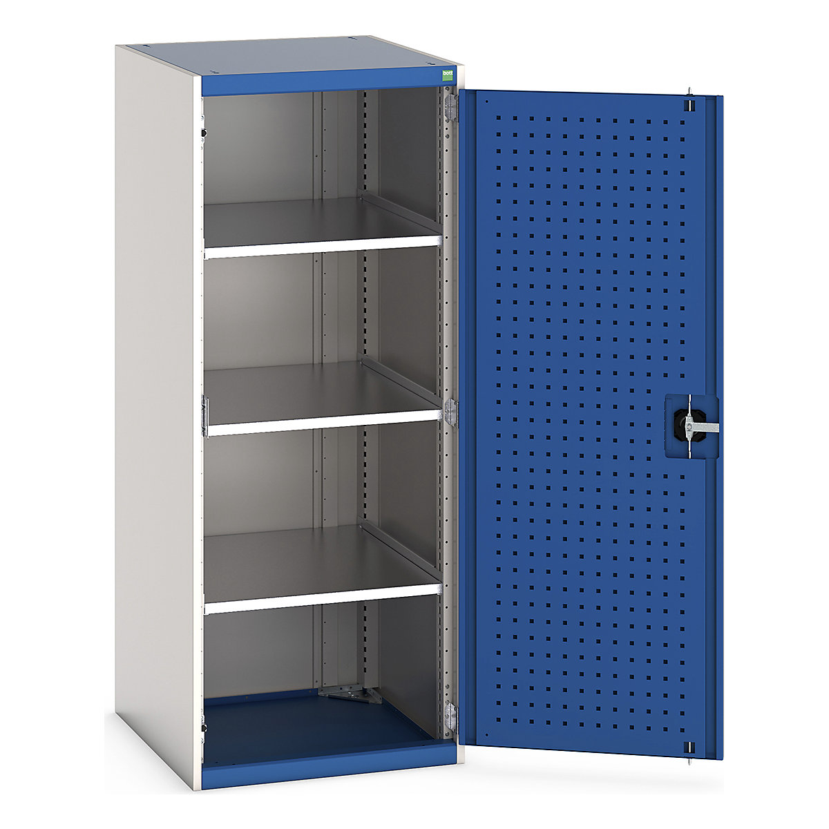 Bott Cubio Cupboard with Perfo Lined Doors