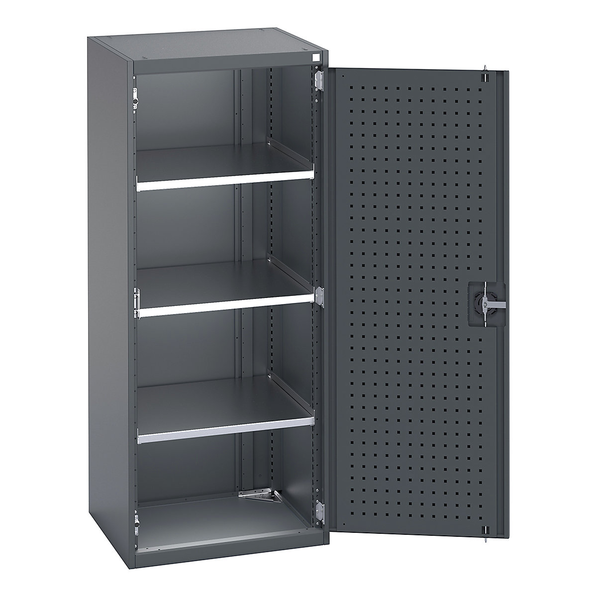 Bott Cubio Cupboard with Perfo Lined Doors