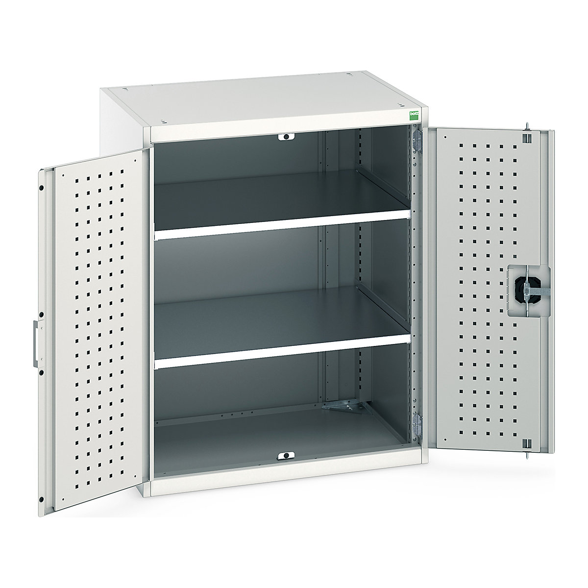 Bott Cubio Cupboard with Perfo Lined Doors