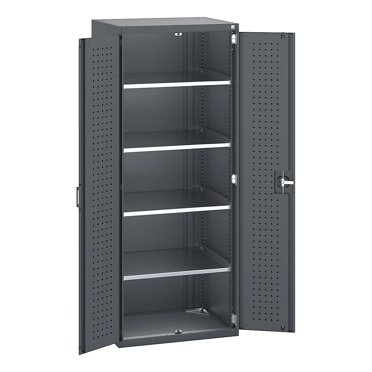Bott Cubio Cupboard with Perfo Lined Doors