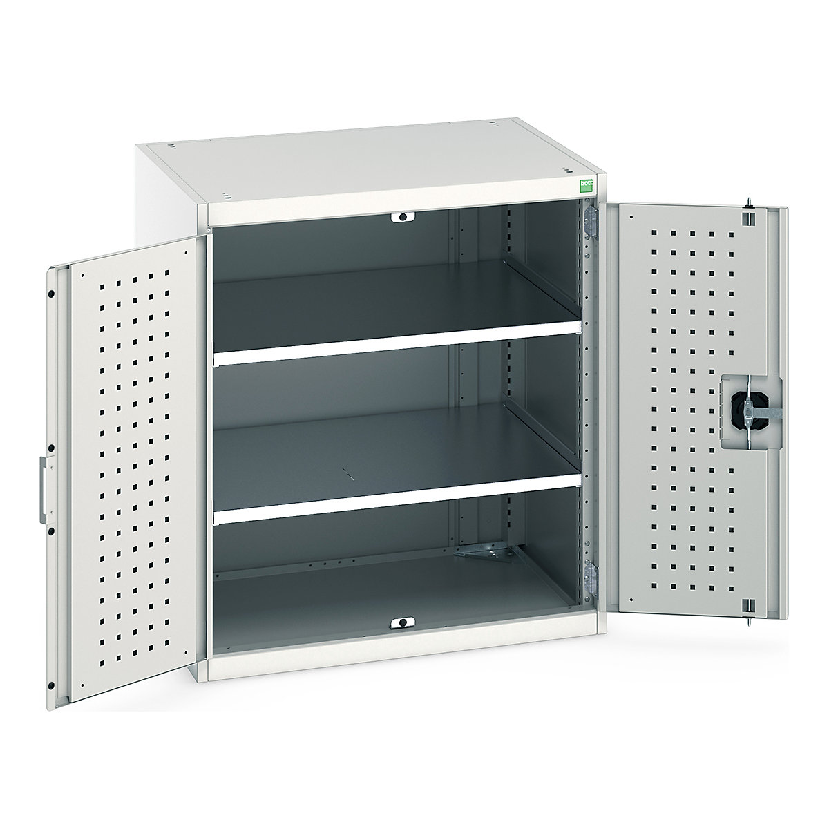 Bott Cubio Cupboard with Perfo Lined Doors